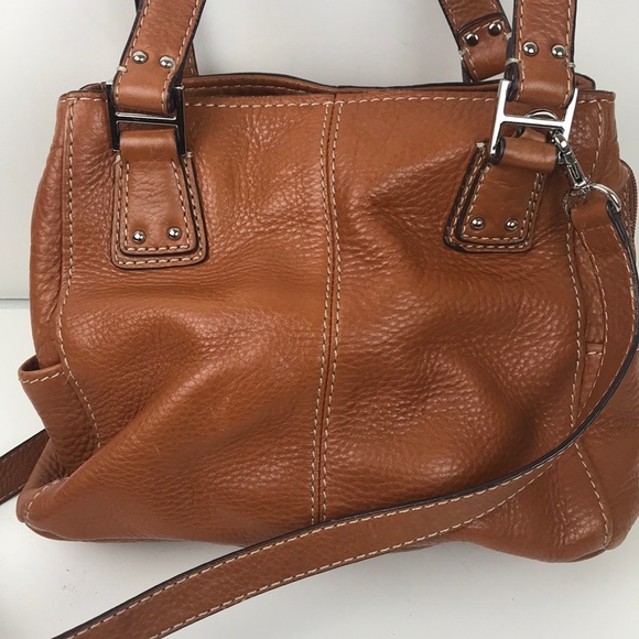 Fossil | Pebbled Leather 3 Compartment Handbag - Picture 3 of 8
